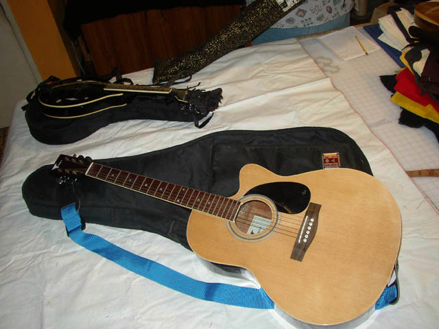Eagle_six_string_with_cutout_and_Roc_Sak_bag